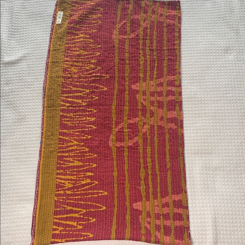 Kantha Bae Headwrap gold, red, blue